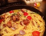 ずわい蟹と冬野菜のパスタ♪作り方11写真