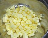 ゴロゴロりんごとヨーグルトのホットケーキ作り方1写真