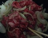 meiko風 たっぷりネギ玉牛丼作り方3写真