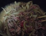 meiko風 たっぷりネギ玉牛丼作り方5写真