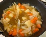 【簡単夕食】麻婆茄子風のせ野菜カレー作り方3写真