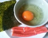 かにかま海苔巻き卵焼き作り方1写真