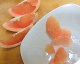 しめさば香菜グレープフルーツのサラダ作り方3写真