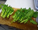 お酒が進む☆菜の花の辛子和え作り方1写真