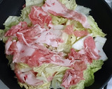 簡単！おいしい！白菜と豚肉のにんにく蒸し作り方5写真