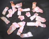簡単♪豆腐ステーキのねぎベーコンソース作り方4写真