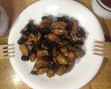 アーモンドとレーズンの黒糖煮チーズソテー作り方4写真