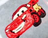 キャラチョコ☆ケーキデコに♪カーズなど作り方4写真