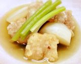 あっさりなのにコックリ♡鶏とカブの治部煮作り方3写真