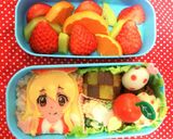写真付き☆キャラ弁☆アイカツ♥星宮いちご作り方9写真