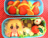 写真付き☆キャラ弁☆アイカツ♥星宮いちご作り方9写真