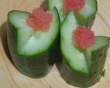 お正月のお節料理（おせち）に！胡瓜で門松作り方10写真