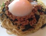 だれでもできる納豆パスタ○味付け簡単作り方4写真