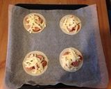 餃子の皮で作ったミニピザ作り方5写真