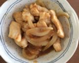 節約♪鶏むね肉とタマネギのしょうが焼き作り方5写真