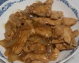 節約♪鶏むね肉とタマネギのしょうが焼き作り方4写真