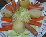 家のチーズフォンﾃﾞュ。作り方3写真