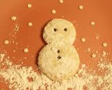 シュガークッキーで雪だるま ♪作り方14写真