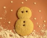 シュガークッキーで雪だるま ♪作り方15写真
