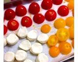 カラフルキュート♡カプレーゼピンチョス作り方1写真