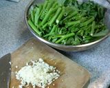 【屋台の味】空芯菜の炒め物作り方1写真