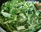 【屋台の味】空芯菜の炒め物作り方3写真