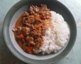 ケチャップと醤油で時短ハヤシライス♡作り方5写真