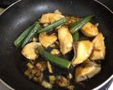 ぶりとオクラの甘辛煮作り方6写真
