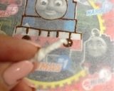 お誕生日・ホワイトデーに★トーマスケーキ作り方6写真