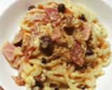 簡単☆カルボうどん作り方4写真