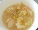 簡単♪キャベツとアンチョビのスープ作り方4写真