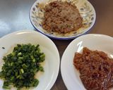 簡単☆なめ茸の納豆チャーハン作り方1写真