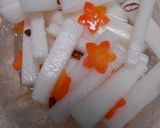 大根の甘酢漬け・正月花飾り作り方9写真