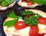 餃子の皮でミニピザ作り方5写真