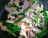 簡単夕飯！ピーマン舞茸ベーコンの野菜炒め副菜弁当作り方8写真
