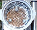土鍋で軽いくん製：　プロセスチーズ作り方2写真