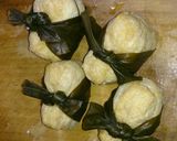 昆布で結ぶ＊れんこんつくねの油揚げ袋煮作り方6写真