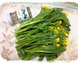 ♪ピリッと菜の花の柚子胡椒和え♪作り方1写真
