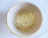春菊のゴマ入り梅マヨ和え作り方1写真