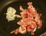 小松菜の豚こまあんかけ作り方1写真
