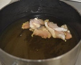 うちのお雑煮♪鶏だしと水菜が決めて作り方5写真