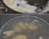 うちのお雑煮♪鶏だしと水菜が決めて作り方6写真