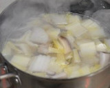 うちのお雑煮♪鶏だしと水菜が決めて作り方7写真