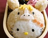 キャラ弁✿２０１４✿お正月✿お馬キティー作り方6写真