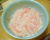 おせち　レモン風味の紅白なます作り方2写真