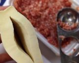 高野豆腐のひき肉はさみ煮作り方1写真