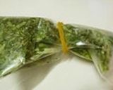 パセリの保存法（冷凍）作り方11写真