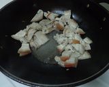 回鍋肉と葉にんにくの炒め（蒜苗回鍋肉）作り方3写真