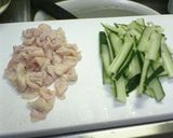 鶏皮ときゅうりのナムル風サラダ作り方1写真