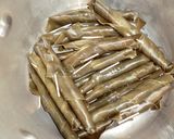 丸ごと尾頭付き♪ししゃもの昆布巻き作り方9写真